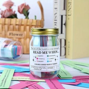 Bible Verses In Jar Emotions And Feelings Scripture Jar